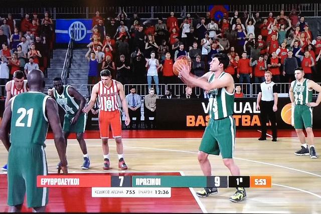 H δράση από τα παρκέ στο ΠΑΜΕ ΣΤΟΙΧΗΜΑ Virtual Sports Μπάσκετ  – Αγώνες μπάσκετ με εντυπωσιακά γραφικά και ρεαλιστικές φάσεις στα καταστήματα ΟΠΑΠ